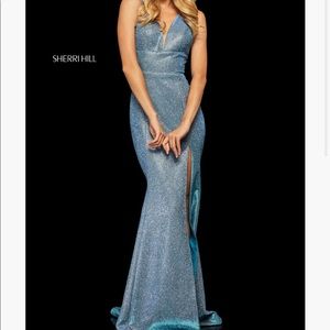 Sherri Hill Long Glitter Gown